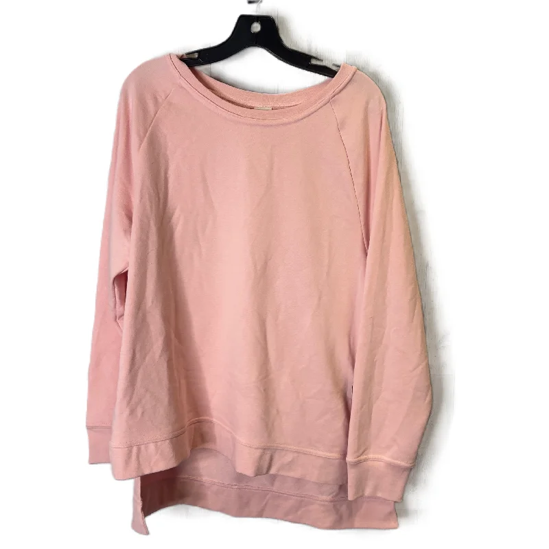 Athletic Sweatshirt Collar By Avia In Pink, Size: L Sleek Men's Contemporary 