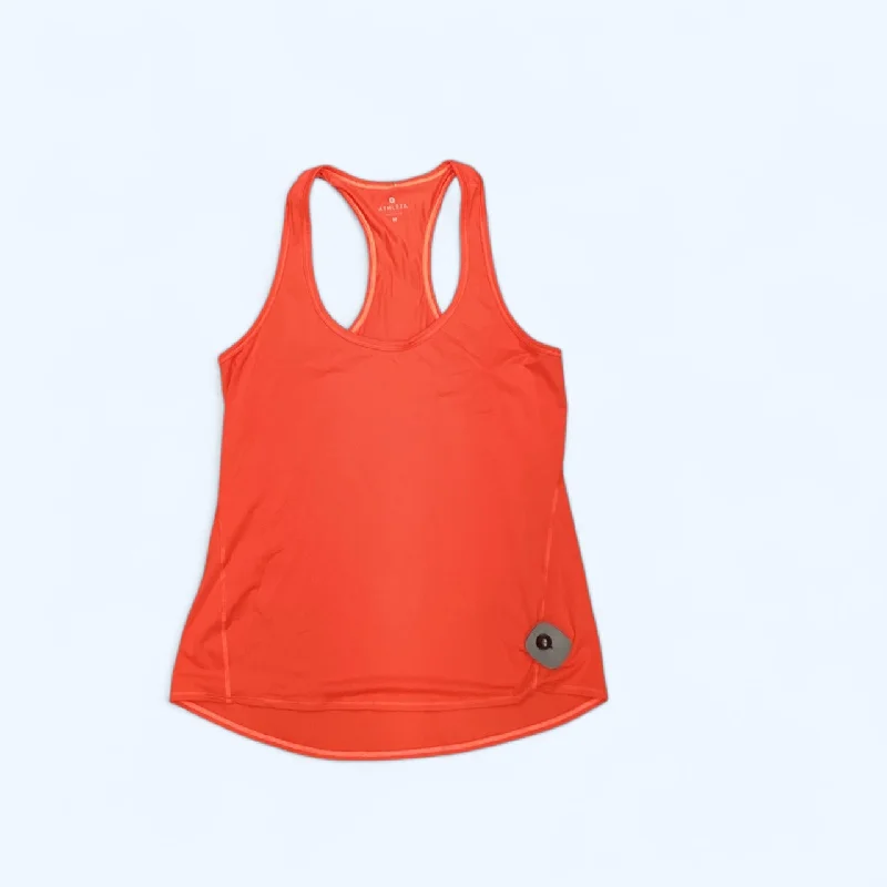 Athletic Tank Top By Athleta In Orange, Size: M Casual Men's Loose