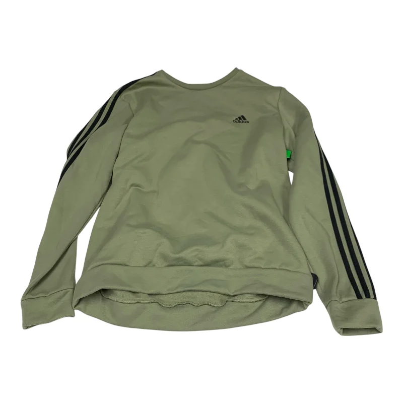 Sweatshirt Crewneck By Adidas In Green, Size: L Rugged Men's Outdoor 