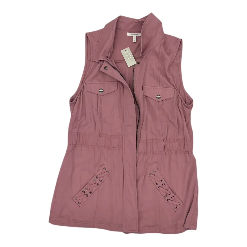 Vest Other By Maurices In Pink, Size:S Cclassic Men's Tweed