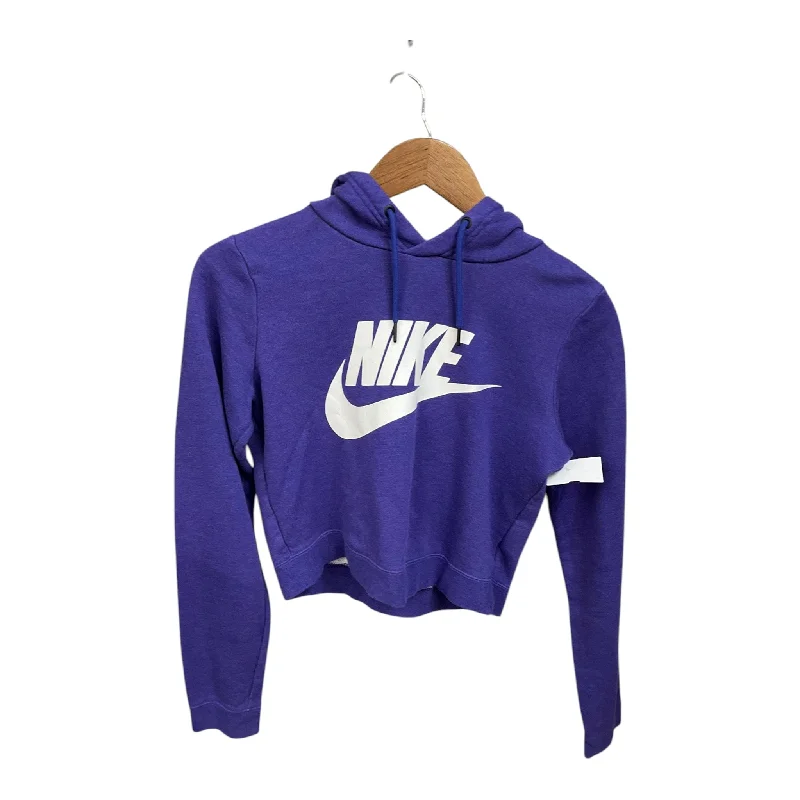 Sweatshirt Hoodie By Nike Apparel In Purple, Size: Xs Youthful Men's Anime
