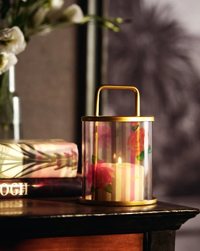 Striped Roses Lantern Sophisticated Men's 