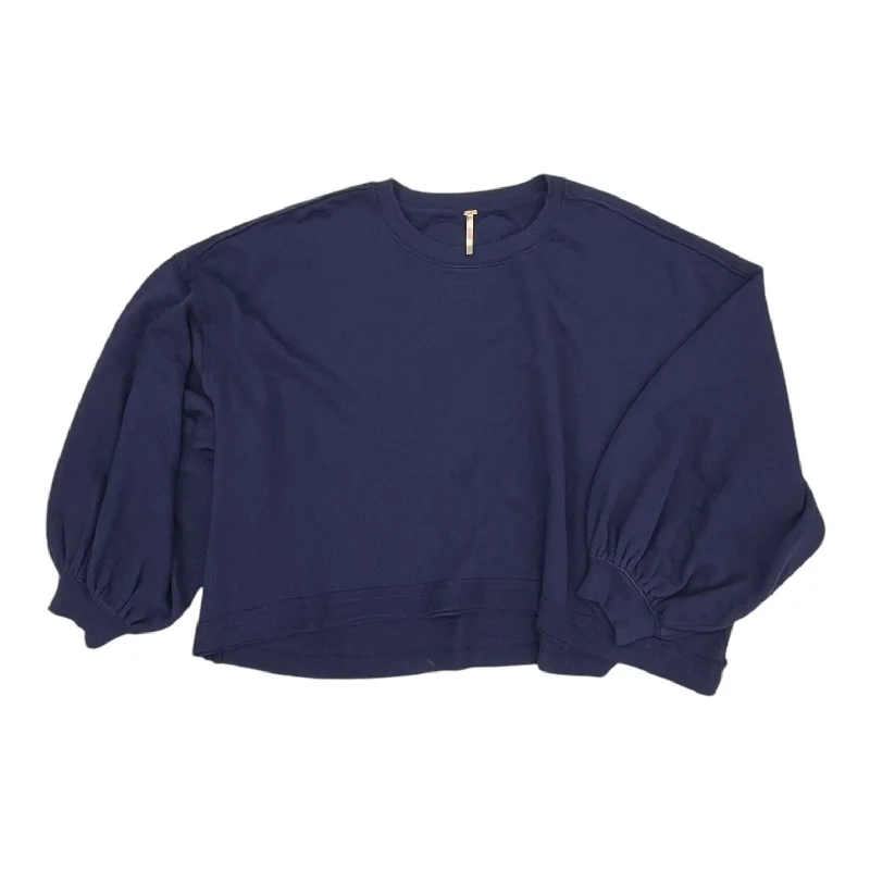Sweatshirt Crewneck By Free People In Blue, Size:L Earthy Men's Hemp