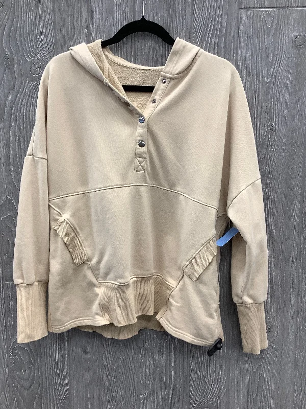 Sweatshirt Hoodie By Clothes Mentor In Tan, Size: S Bohemian Men's Free