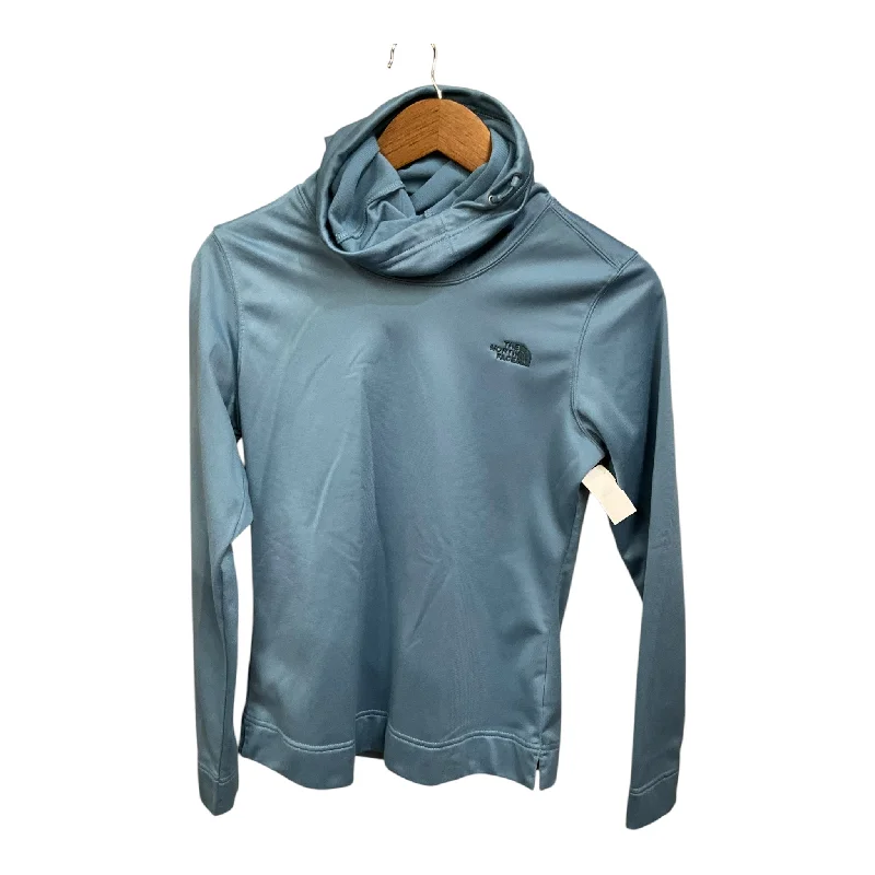 Athletic Sweatshirt Collar By The North Face In Teal, Size: S Traditional Men's Wool