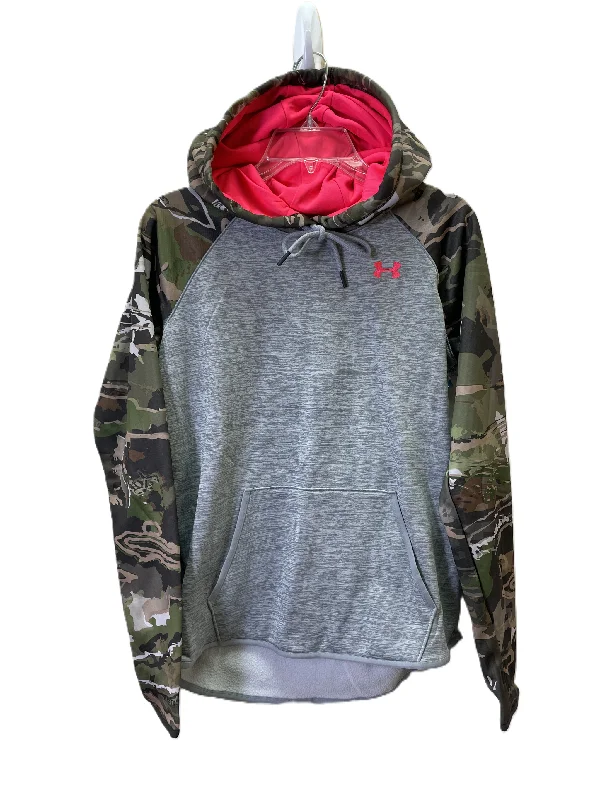 Athletic Sweatshirt Hoodie By Under Armour In Grey, Size: M Artistic Men's Avant