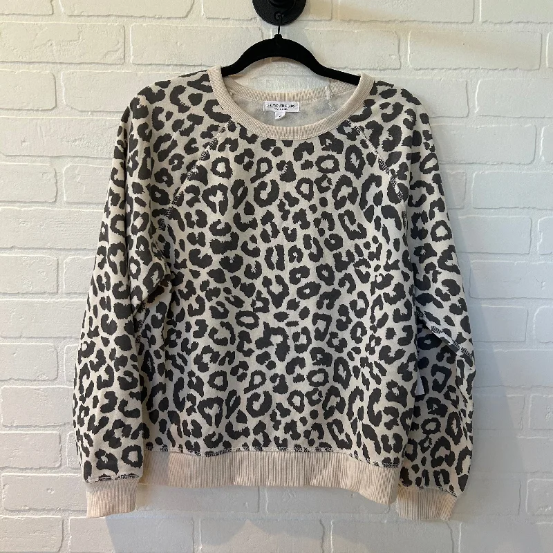 Sweatshirt Crewneck By Grayson Threads In Cream & Grey, Size: S Dapper Men's Bow