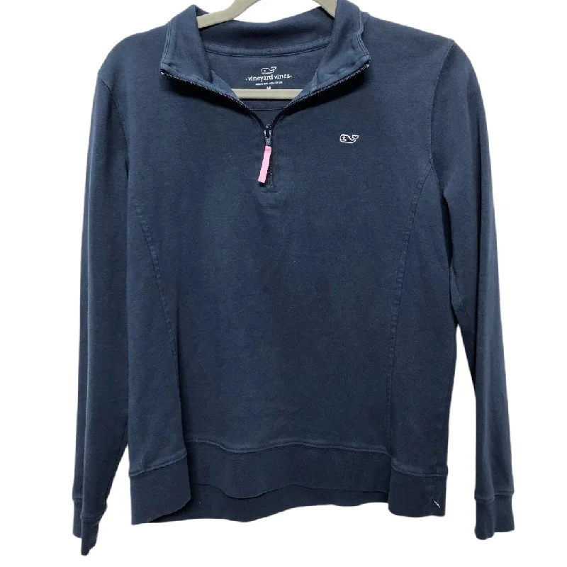 Sweatshirt Collar By Vineyard Vines In Navy, Size: M Youthful Men's Pop